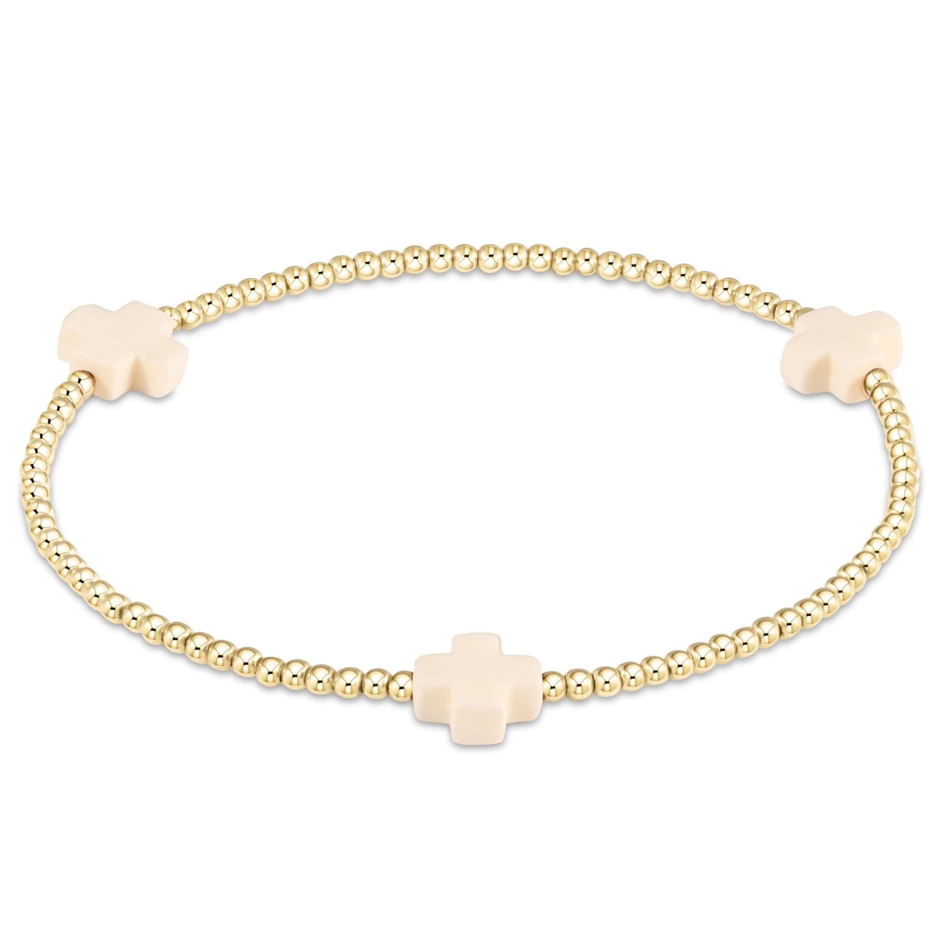 SIGNATURE CROSS SMALL 2MM
GOLD BRACELET - GOLD e.newton Designs BRACELET