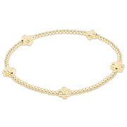 SIGNATURE CROSS SMALL 2MM
GOLD BRACELET - GOLD enewton design, LLC Bracelet
