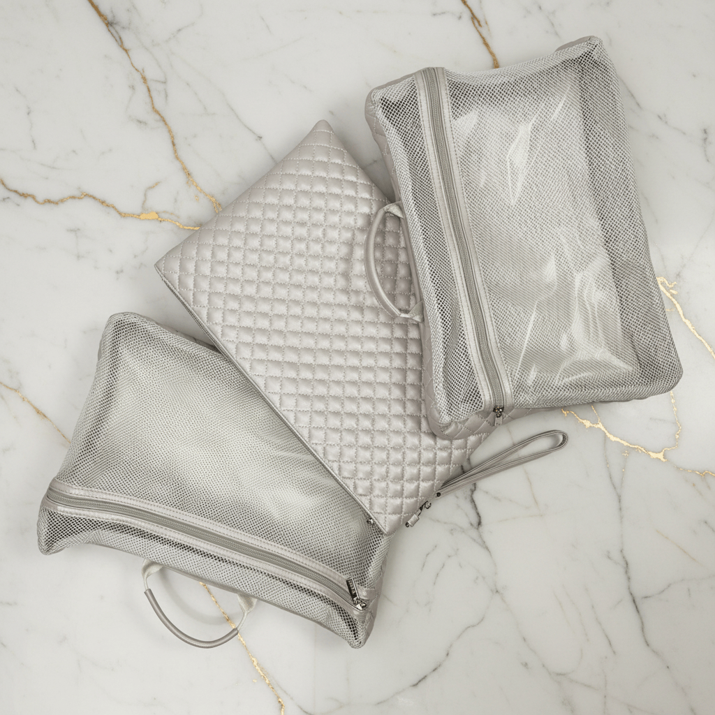 Signature VIP Duffle Bag - Pearl Quilted PurseN Weekender