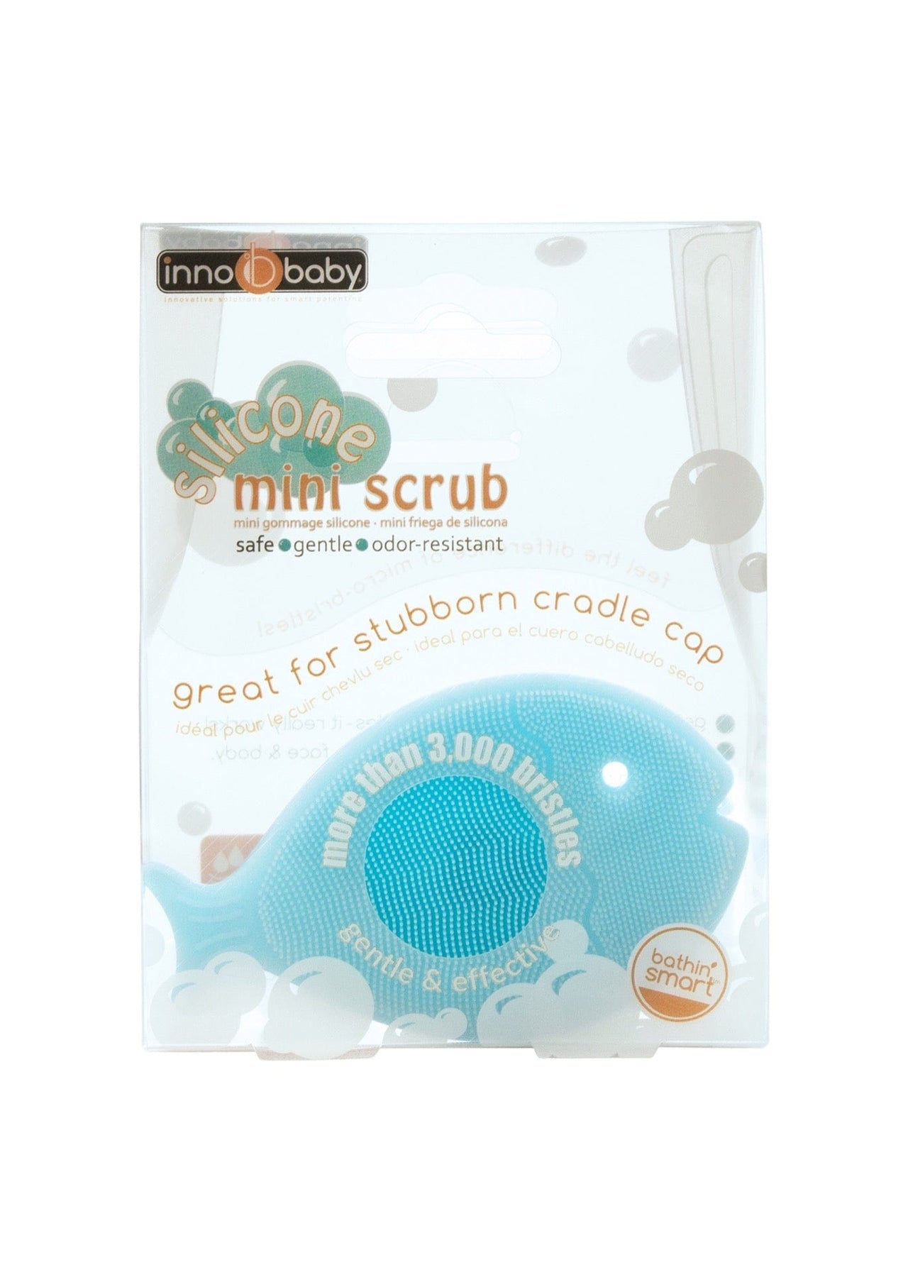 Silicone Fish Baby Scrubber from Innobaby Innobaby baby bath