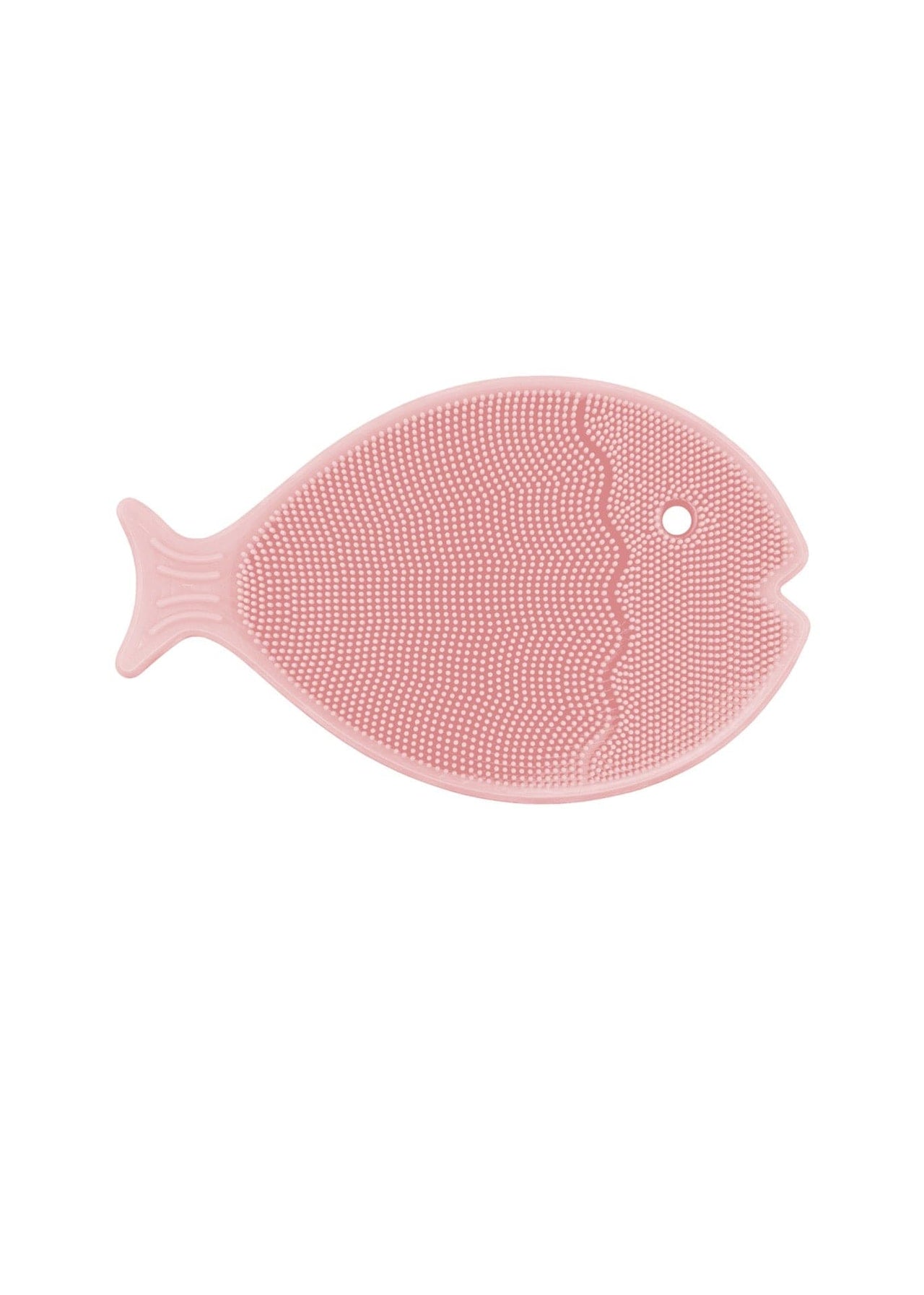 Silicone Fish Baby Scrubber from Innobaby Innobaby baby bath Pink