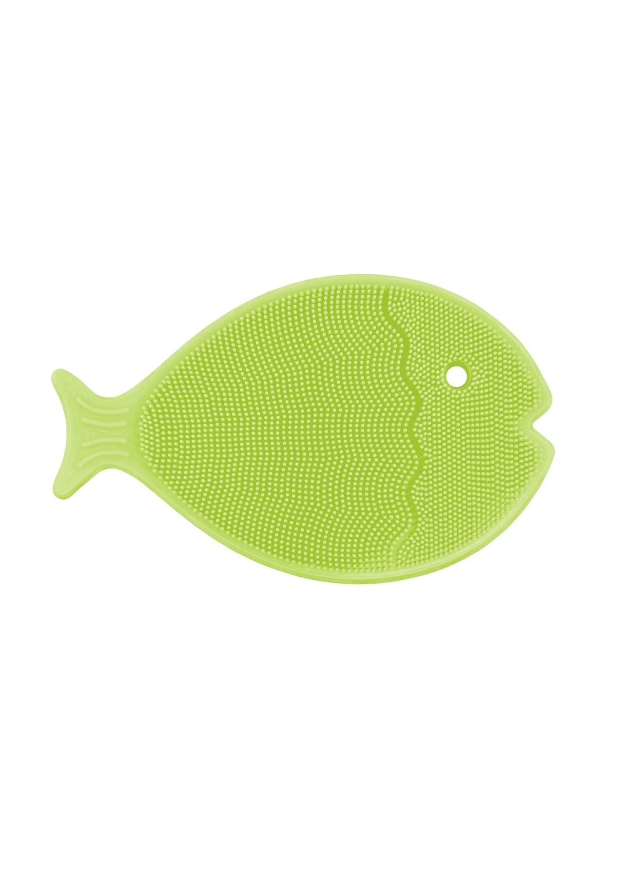 Silicone Fish Baby Scrubber from Innobaby Innobaby baby bath Green