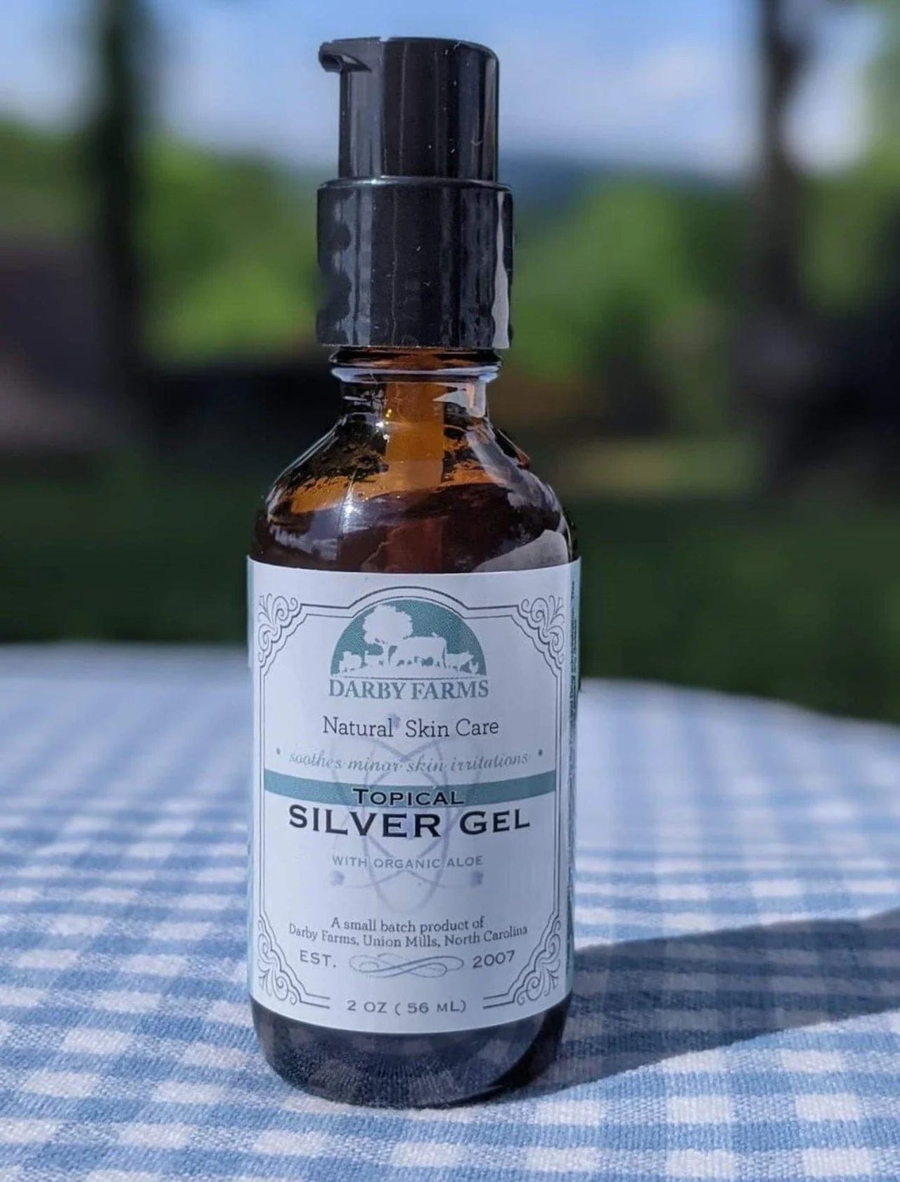 Silver Gel 2 oz bottle DARBY FARMS Elderberry