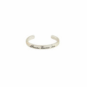 Silver Jesus Loves Me Cuff Mud Pie Baby & Toddler