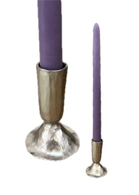 Thumbnail for Silver Metal Candlestick Holder for Tapers Creative Co-Op