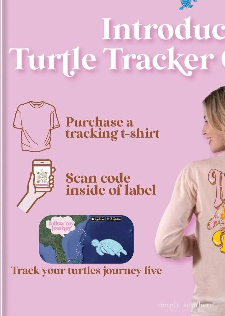 Simply Southern SS Turtle Tracker Tee Simply Southern SS TEE