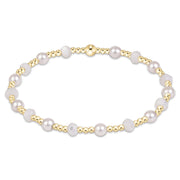 Sincerity Gemstone & Pearl 4mm Bracelet, Mother of Pearl enewton design, LLC Bracelet