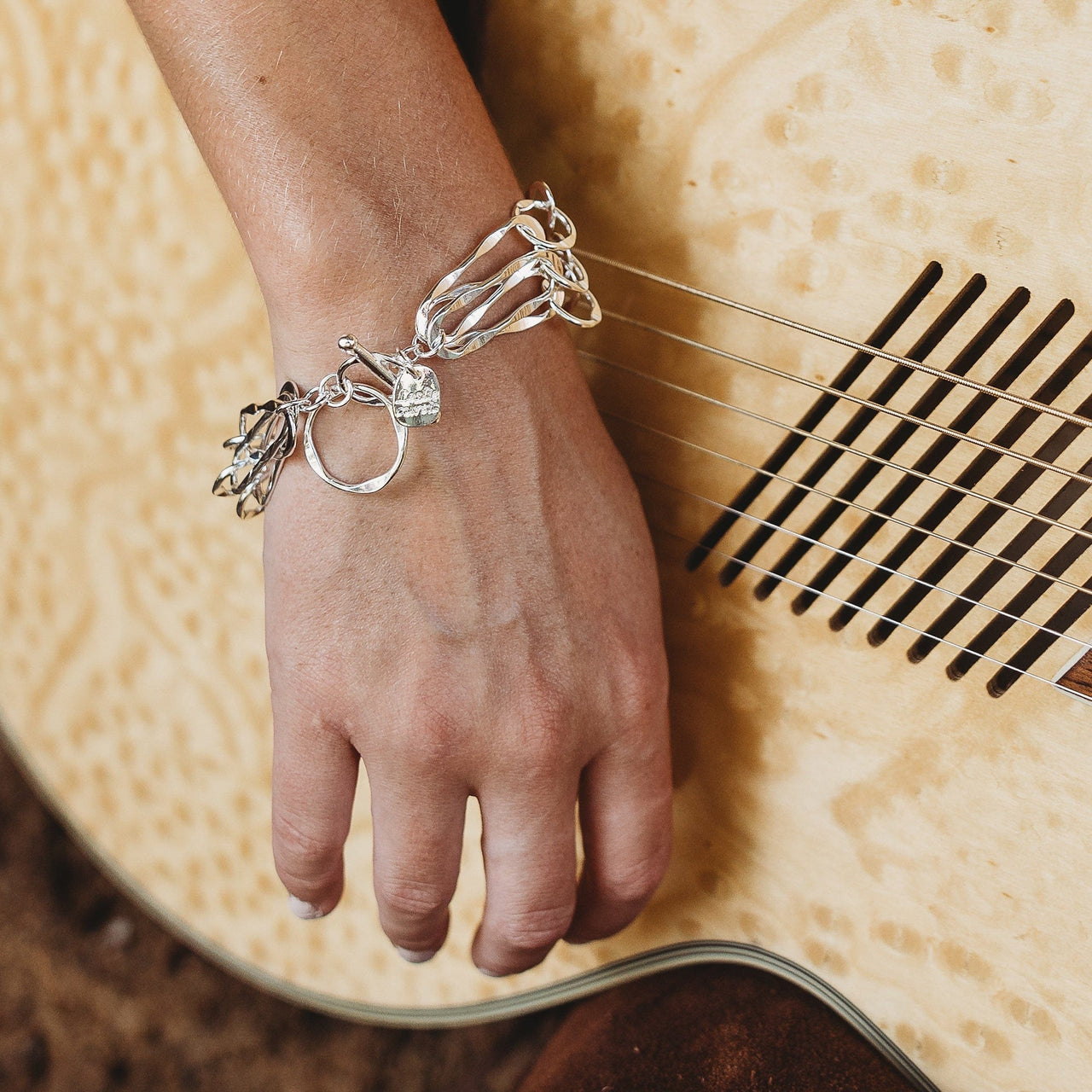 Sinclair (Gold) Bracelet by Leslie Curtis Leslie Curtis Jewelry Design BRACELET