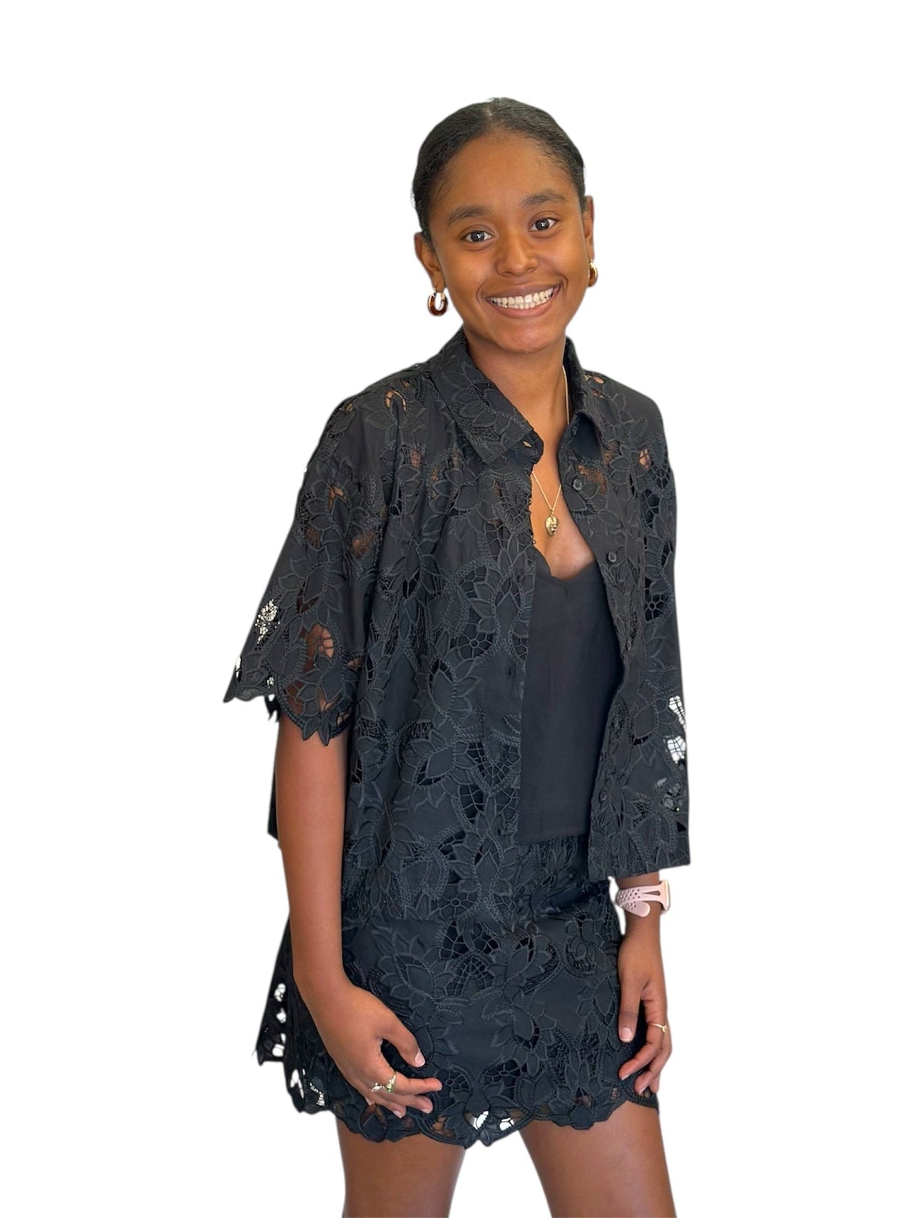 Siren Lace Mini Skirt | Black | Z Supply Z Supply Skirt