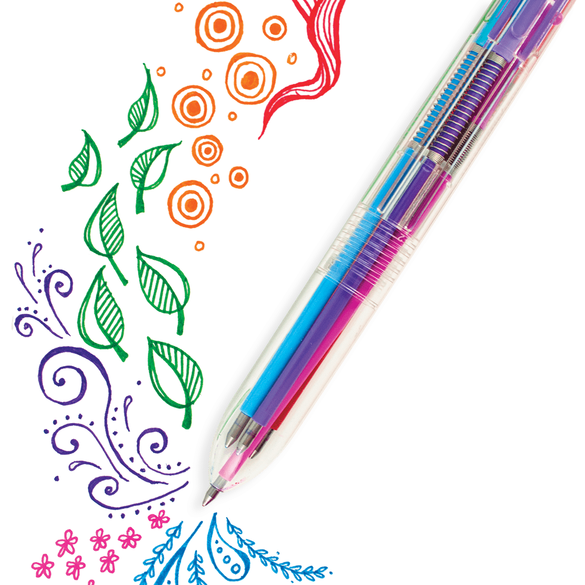 Six Click Colored Gel Pen - Classic (1 P OOLY