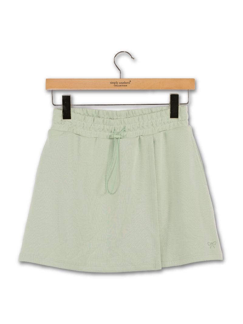 Skort in Sage by Simply Southern Simply Southern Romper