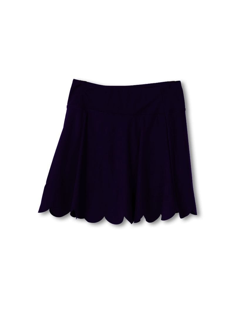 Skort Scalloped Hem in Navy by Simply Southern Simply Southern Skort XS