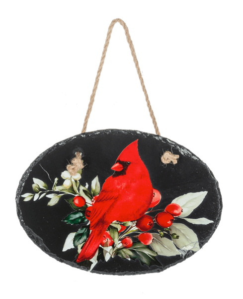 Slate Cardinal Hanging - Thumbnail 3