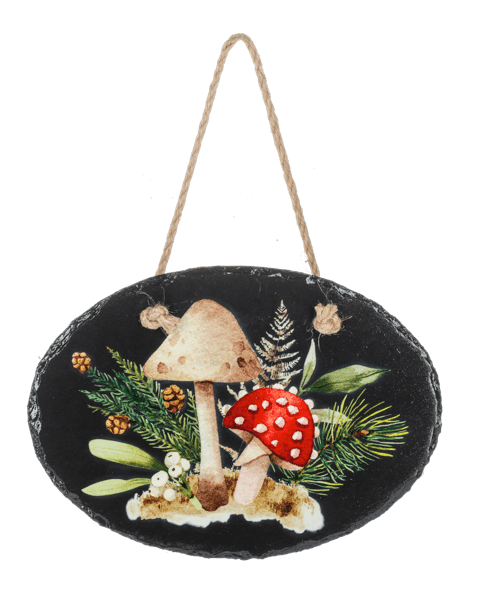 Slate Mushroom Hanging - Thumbnail 2