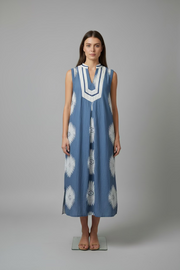 Sleeveless Navy Tile Dress Umgee Dress