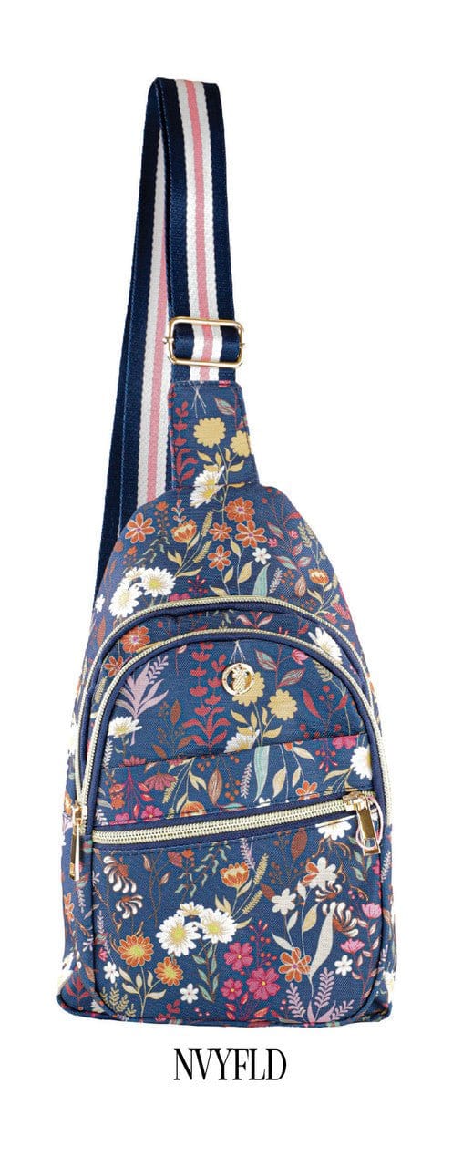 Sling in Navy Floral Simply Southern Sling