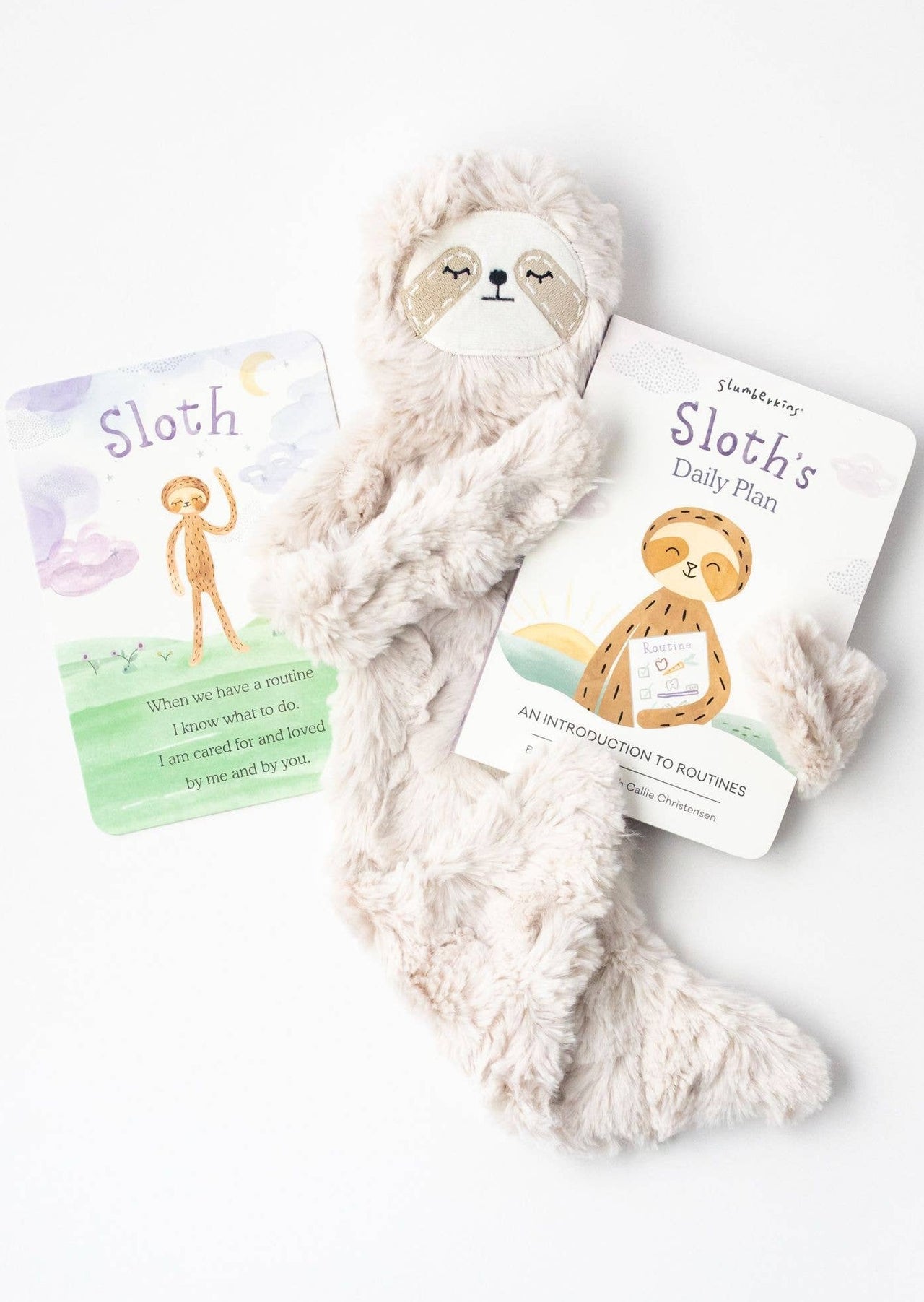 Sloth Snuggler + Intro Book - Routines Slumberkins Inc.