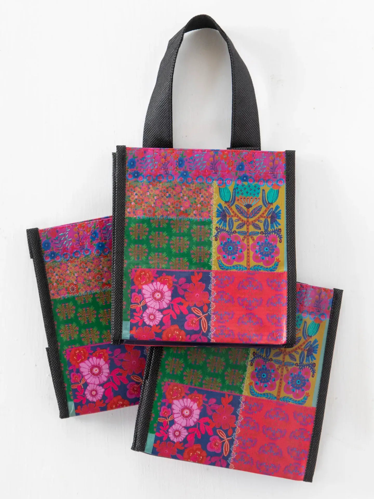 Small Rainbow Patchwork Gift Bag by Natural Life Natural Life gift bag