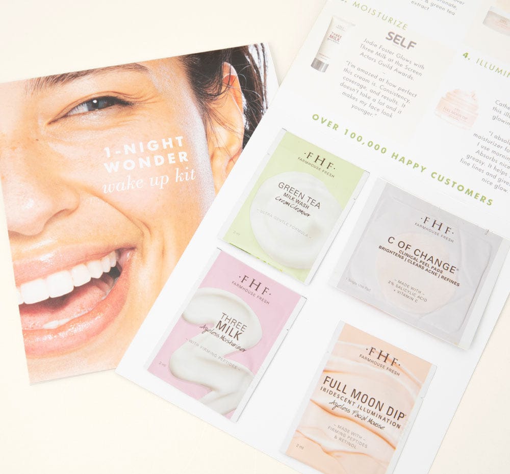 Smooth & Glow 4-Step Facial Sampler FarmHouse Fresh Skin Care
