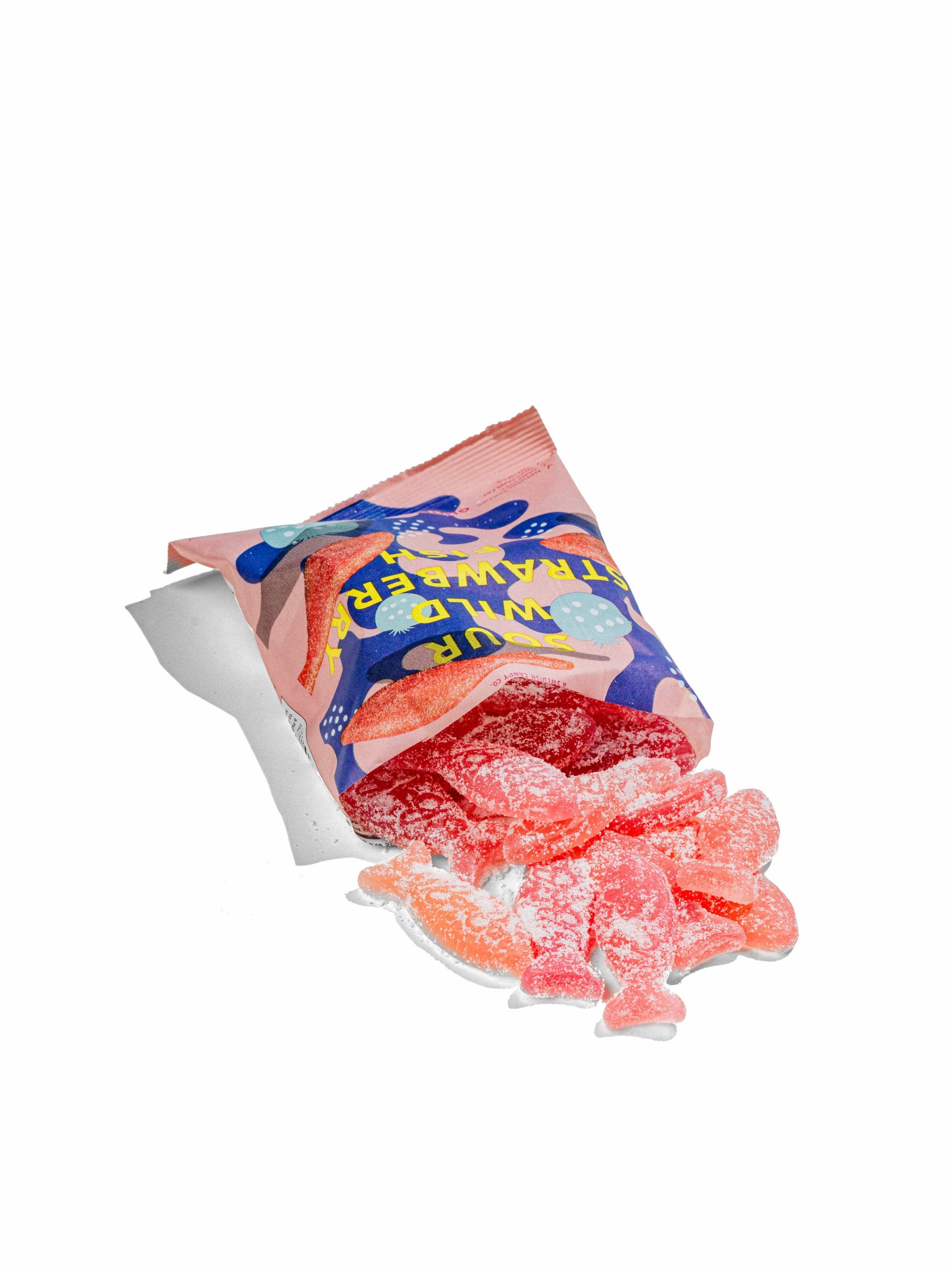 Sour Wild Strawberry Fish - Swedish Candy 5.2oz (150g) BonBon - A Swedish Candy Co