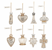 Sparkle & Joy Blown Glass Mini Ornaments, Set of 8 DEMDACO
