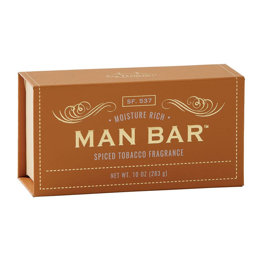 Spiced Tobacco Man Bar San Francisco Soap / Man Bar Soap