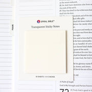 Spiral Bible™ Transparent Sticky Notes Spiral Bible