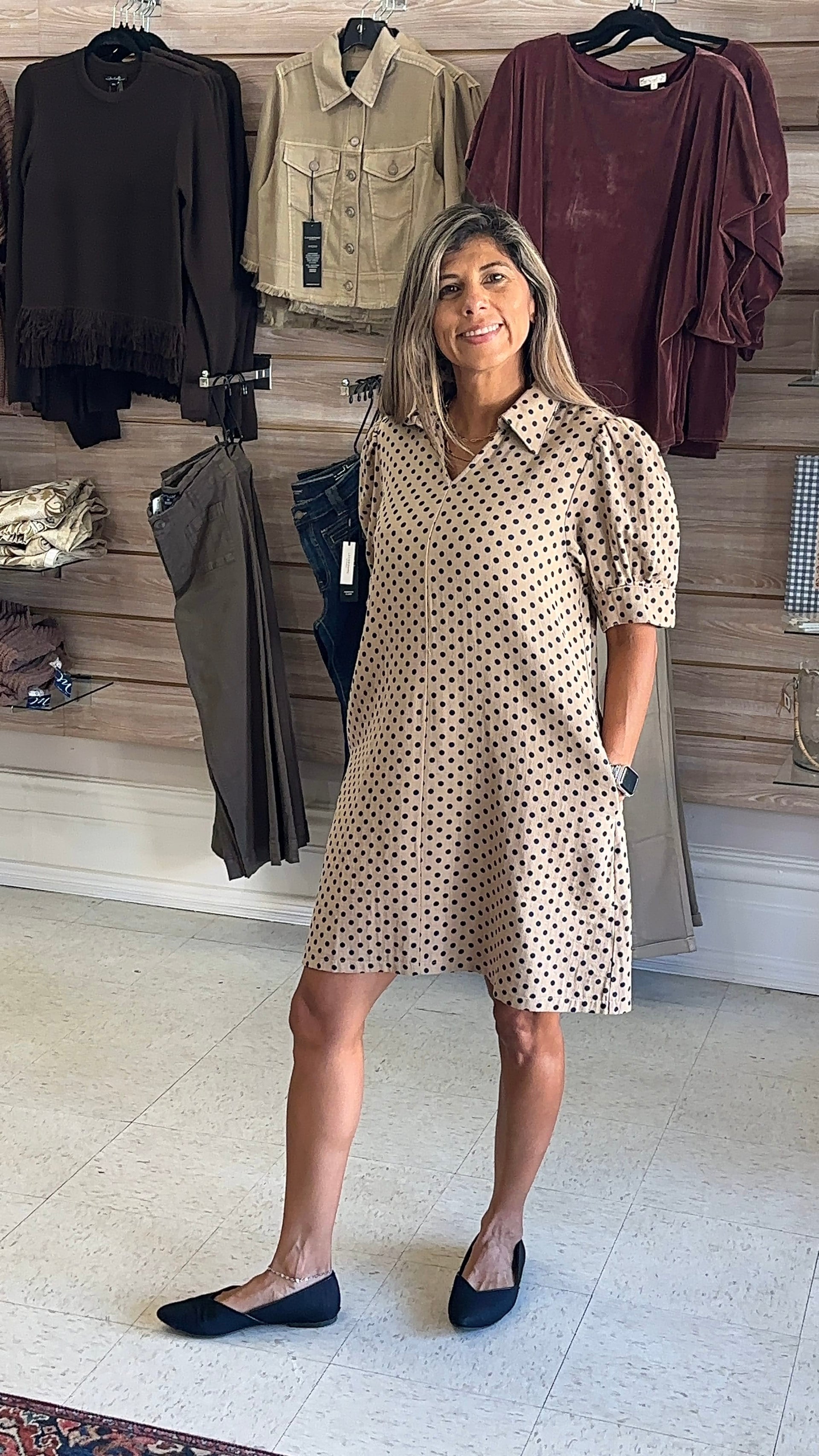 Spotty Dotty's Favorite Pop Over Dress Jodifl Dress