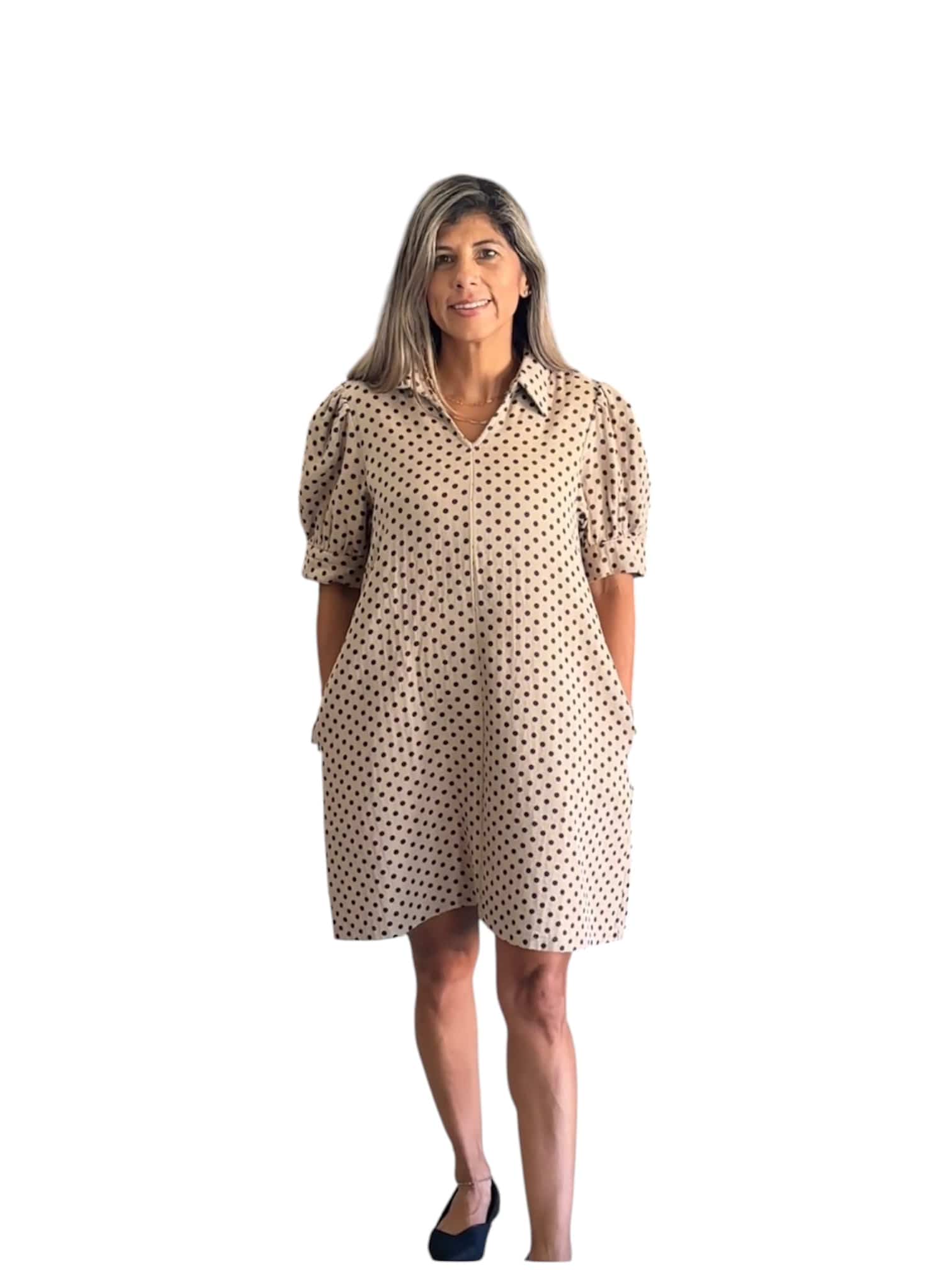 Spotty Dotty's Favorite Pop Over Dress Jodifl Dress