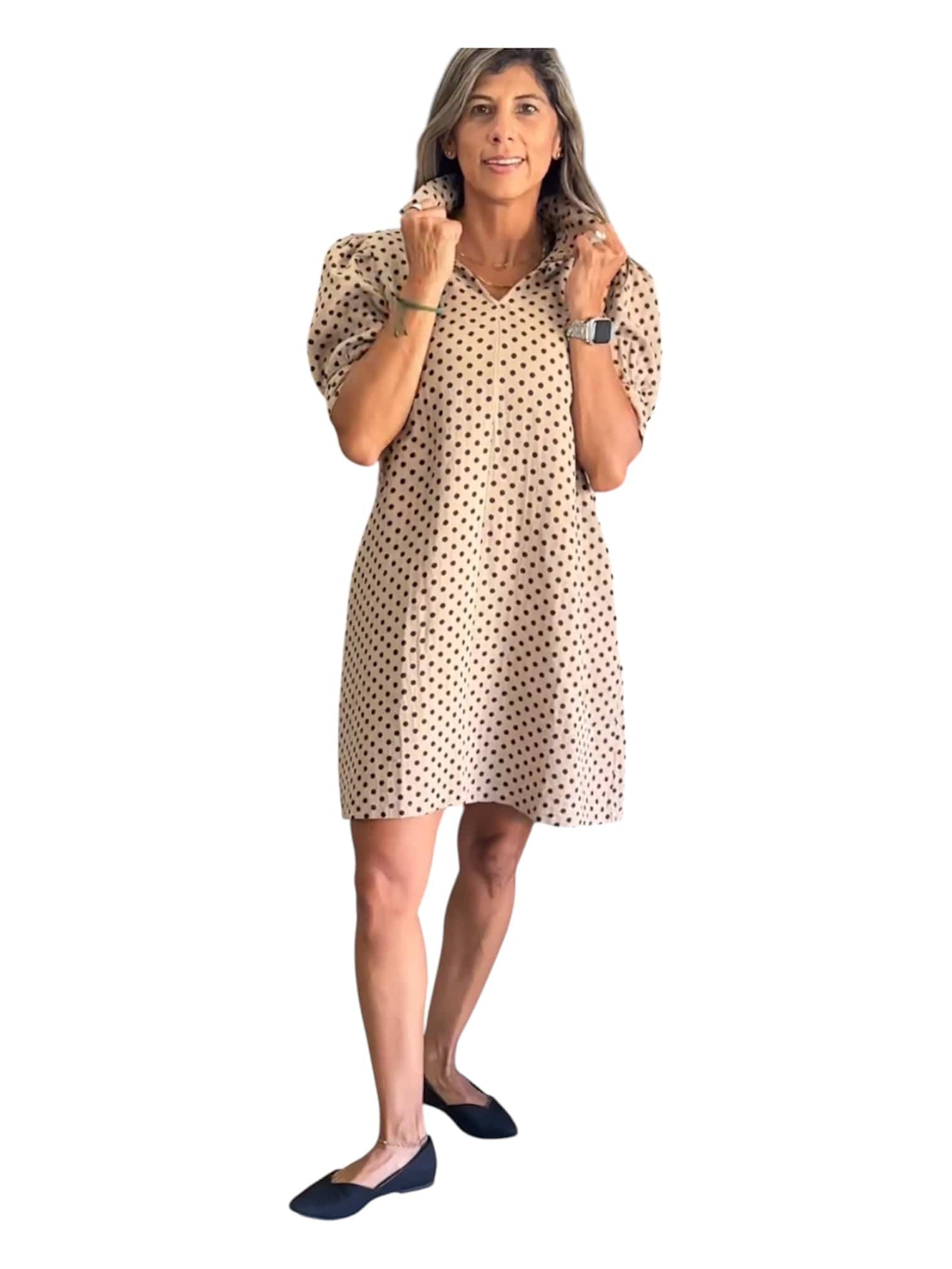 Spotty Dotty's Favorite Pop Over Dress Jodifl Dress