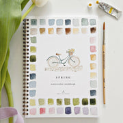 Spring watercolor workbook emily lex studio