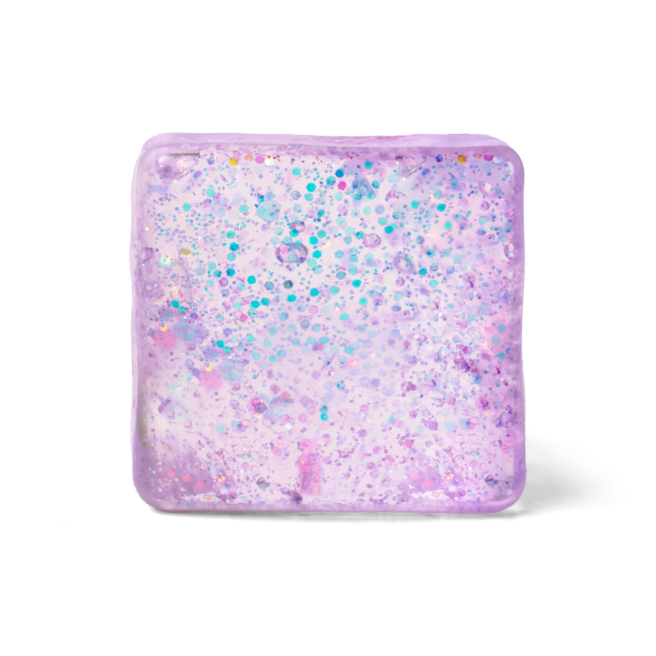 Goolala Squishies Cube, Blue Glitter Sensory Squeeze Toy