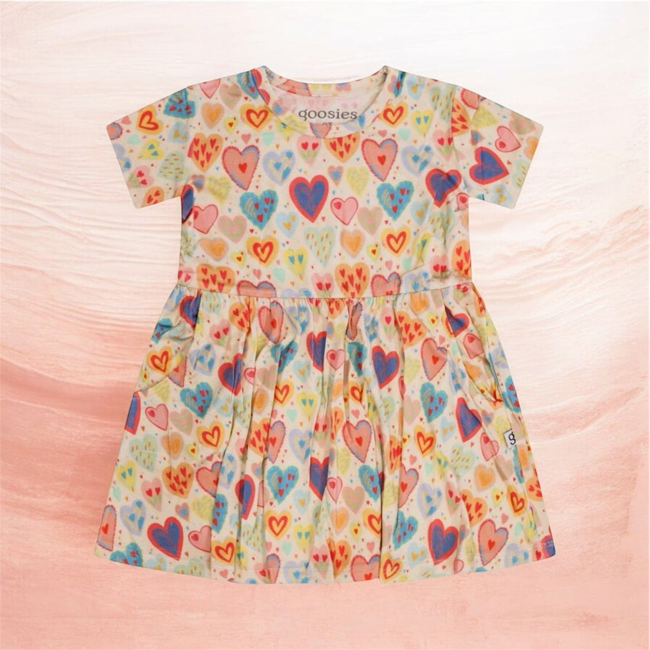 SS Pocket Dress by Goosies | Lovestruck Goosies Baby 3T