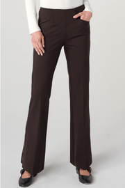 Stella Pull-On Flare W/ Bttn Hem - 30', Brown Truffle Liverpool Pants