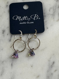 Thumbnail for Sterling with Swarovski Crystal Earrings Sosie Designs