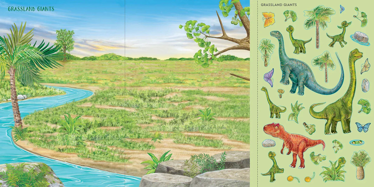 Sticker Scene Books | Dinosaurs Peter Pauper Press Activity Book