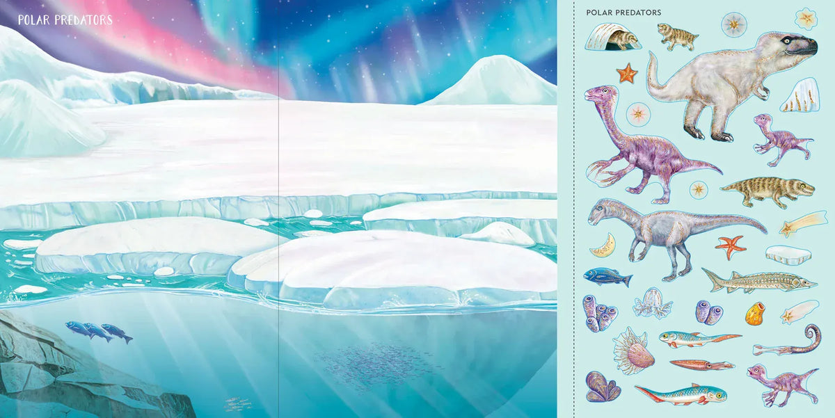 Sticker Scene Books | Dinosaurs Peter Pauper Press Activity Book