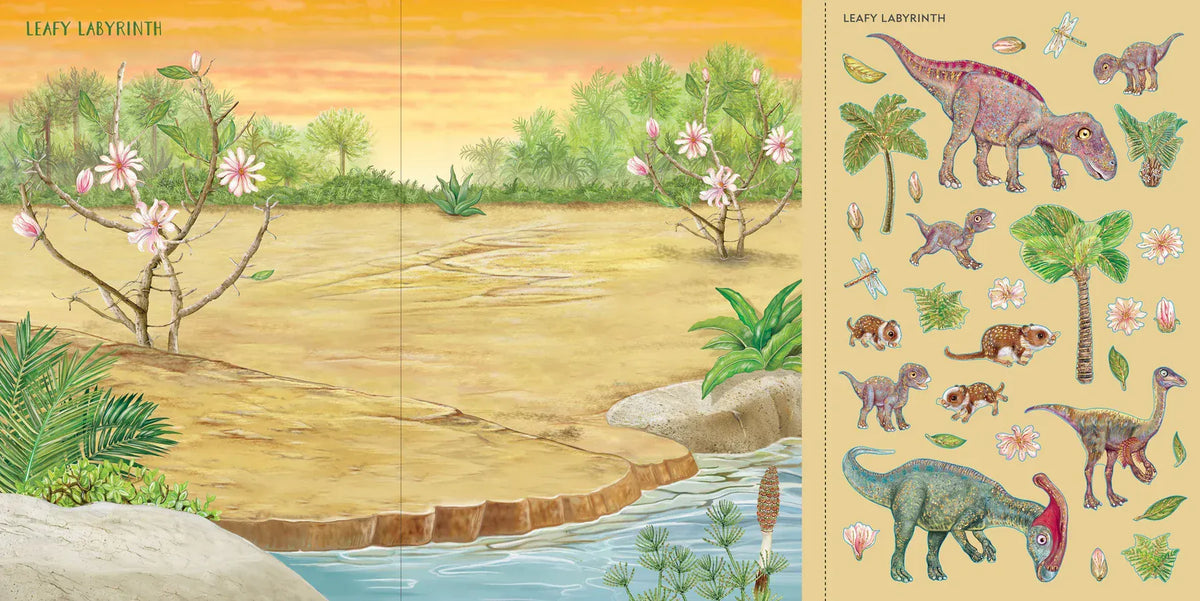 Sticker Scene Books | Dinosaurs Peter Pauper Press Activity Book