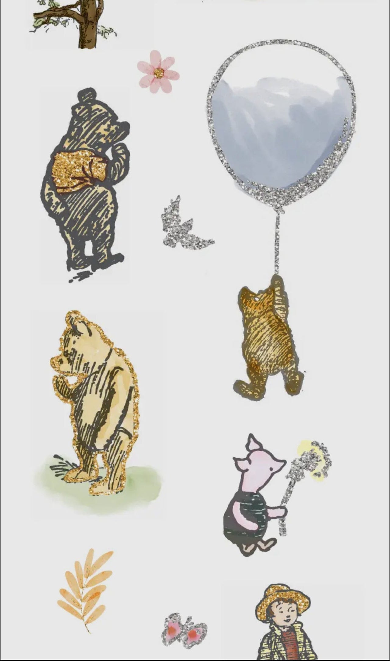 Sticker Set Winnie the Pooh Peter Pauper Press Stickers