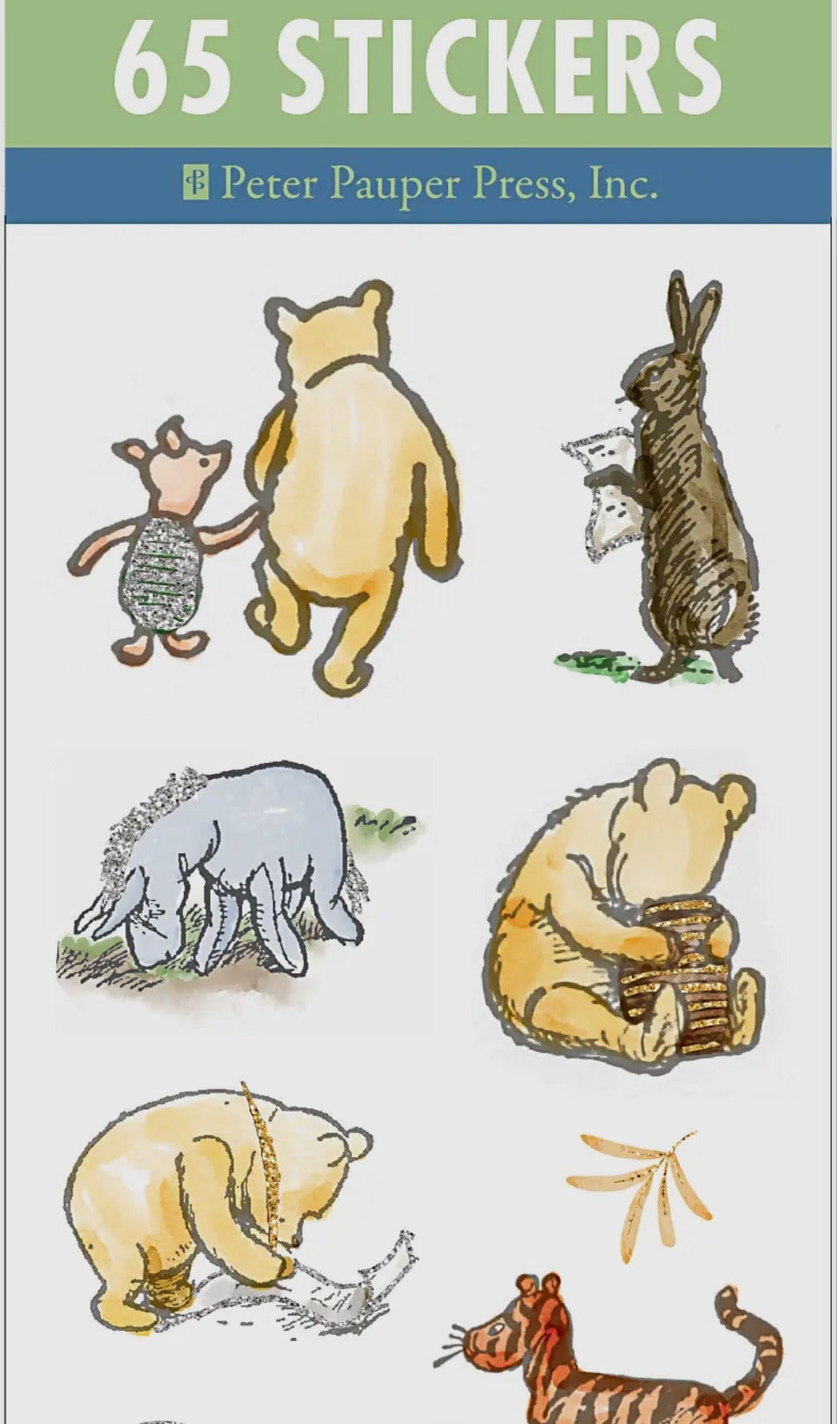 Pooh Sticker Design Peter Pauper Press Sticker Set Winnie the Pooh