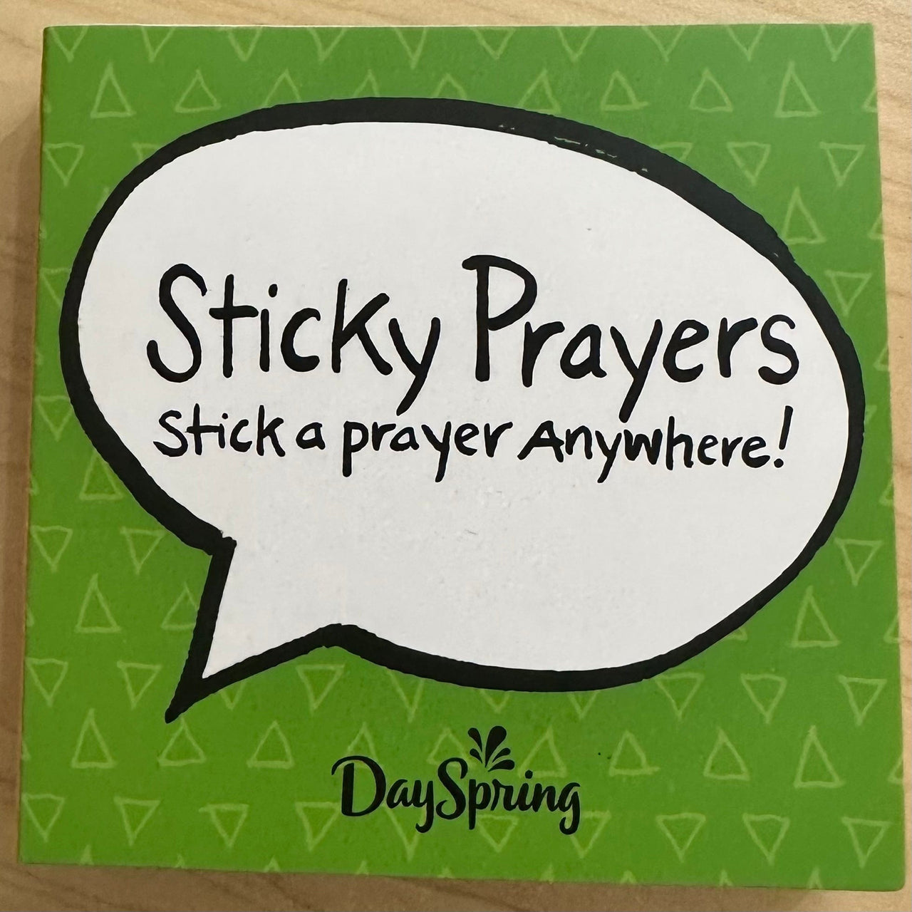 Sticky Prayers Sticky Notes DaySpring Prayer Green