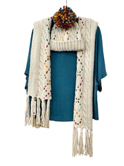 STITCH SCARF + HAT with POM Set Ganz Accessories