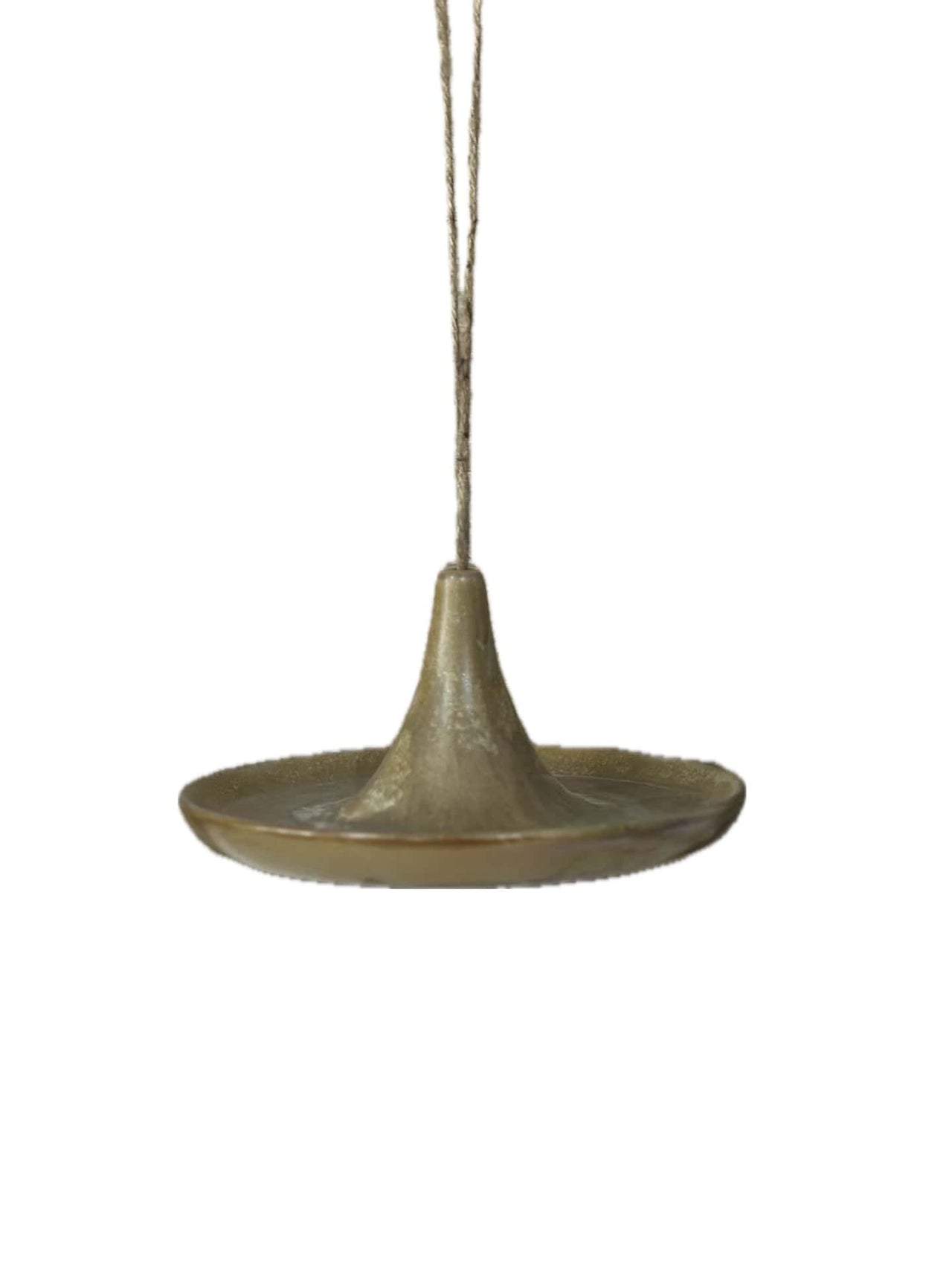 Stoneware Bird Feeder Creative Co-Op bird feeder