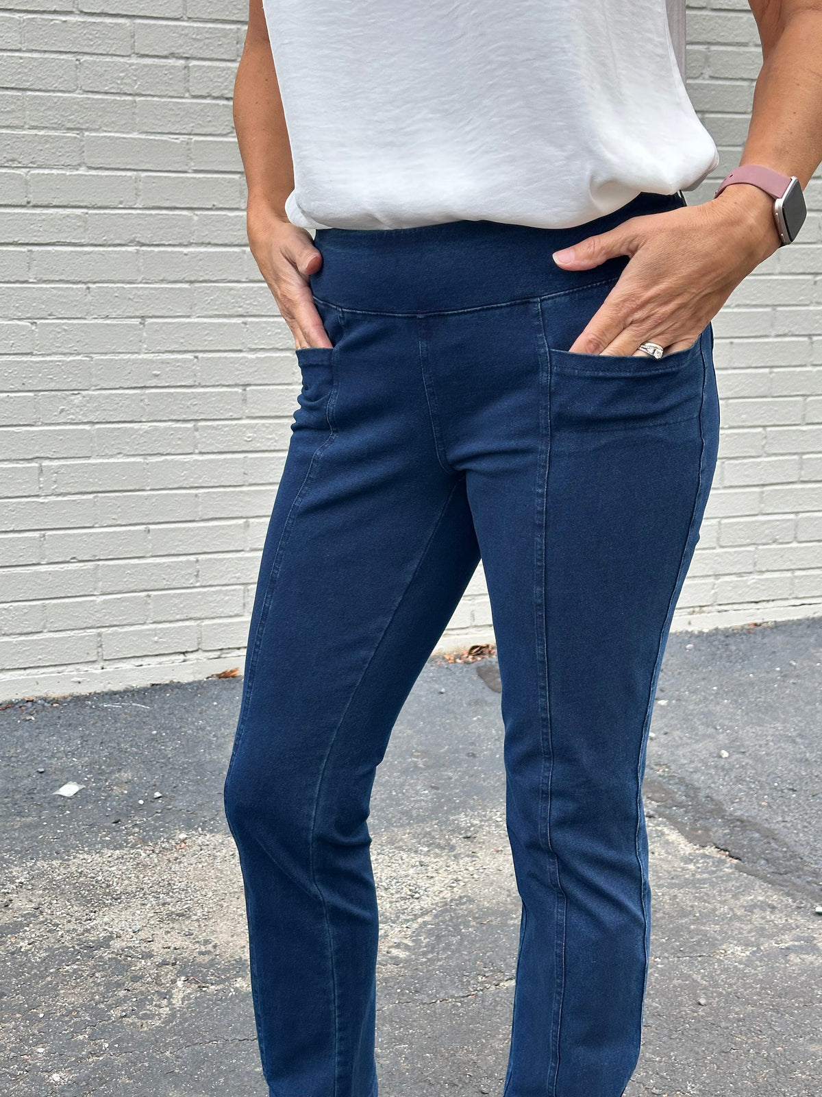 Stonewash Seamed Pocket Pant Habitat Casual Pant