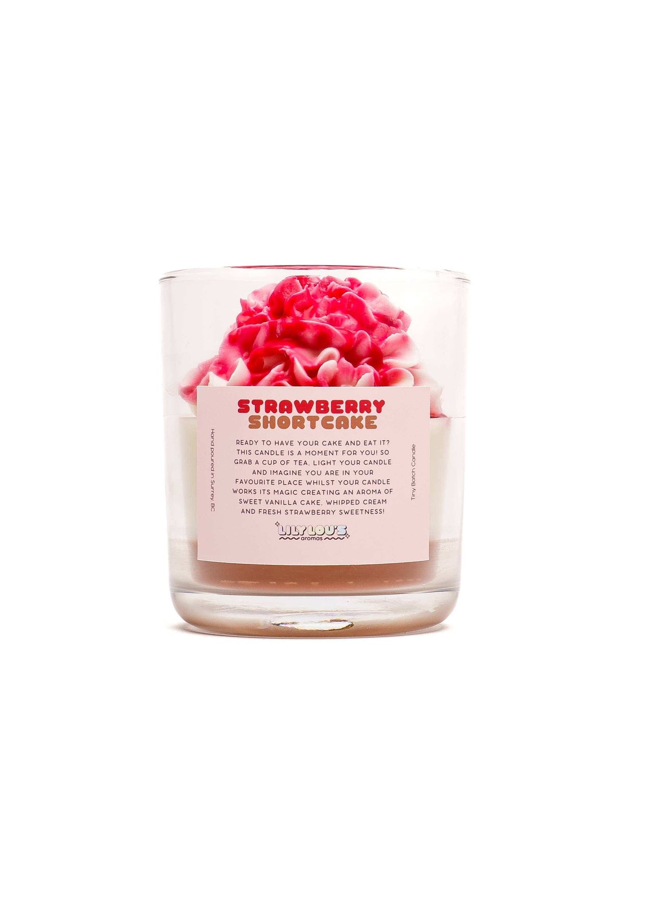 Strawberry Shortcake Whipped Candle Lily Lou’s Aromas