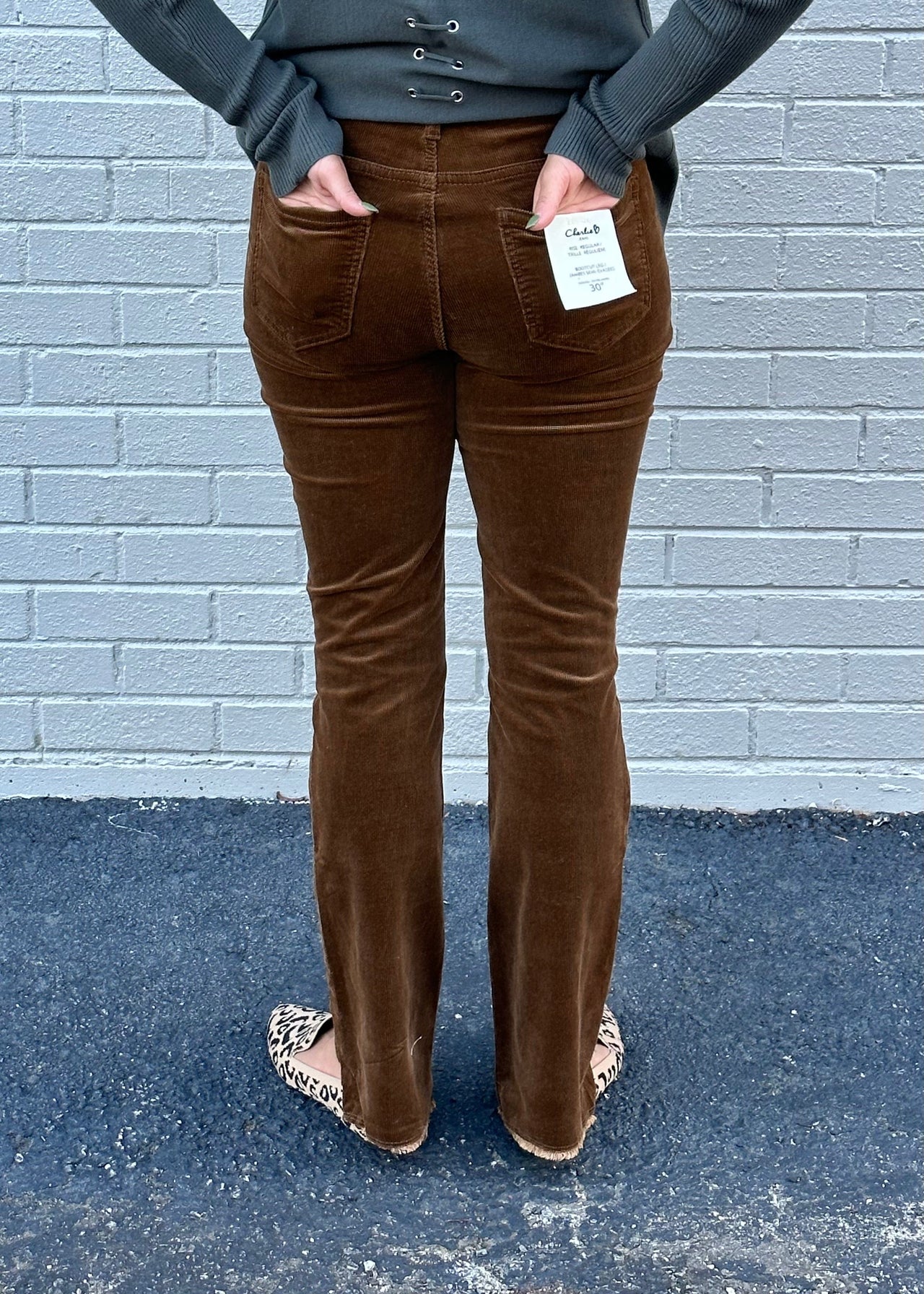 Stretch Corduroy Pant by Charlie B  2 colors – Mattie B's Gifts & Apparel