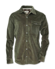 Stretch Corduroy Shirt Jacket, Olive Purnell LLC Outerwear