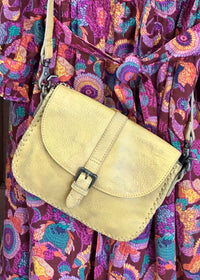 Thumbnail for Summerset Vista Leather Bag in Sunrise Yellow Myra Bag Handbags