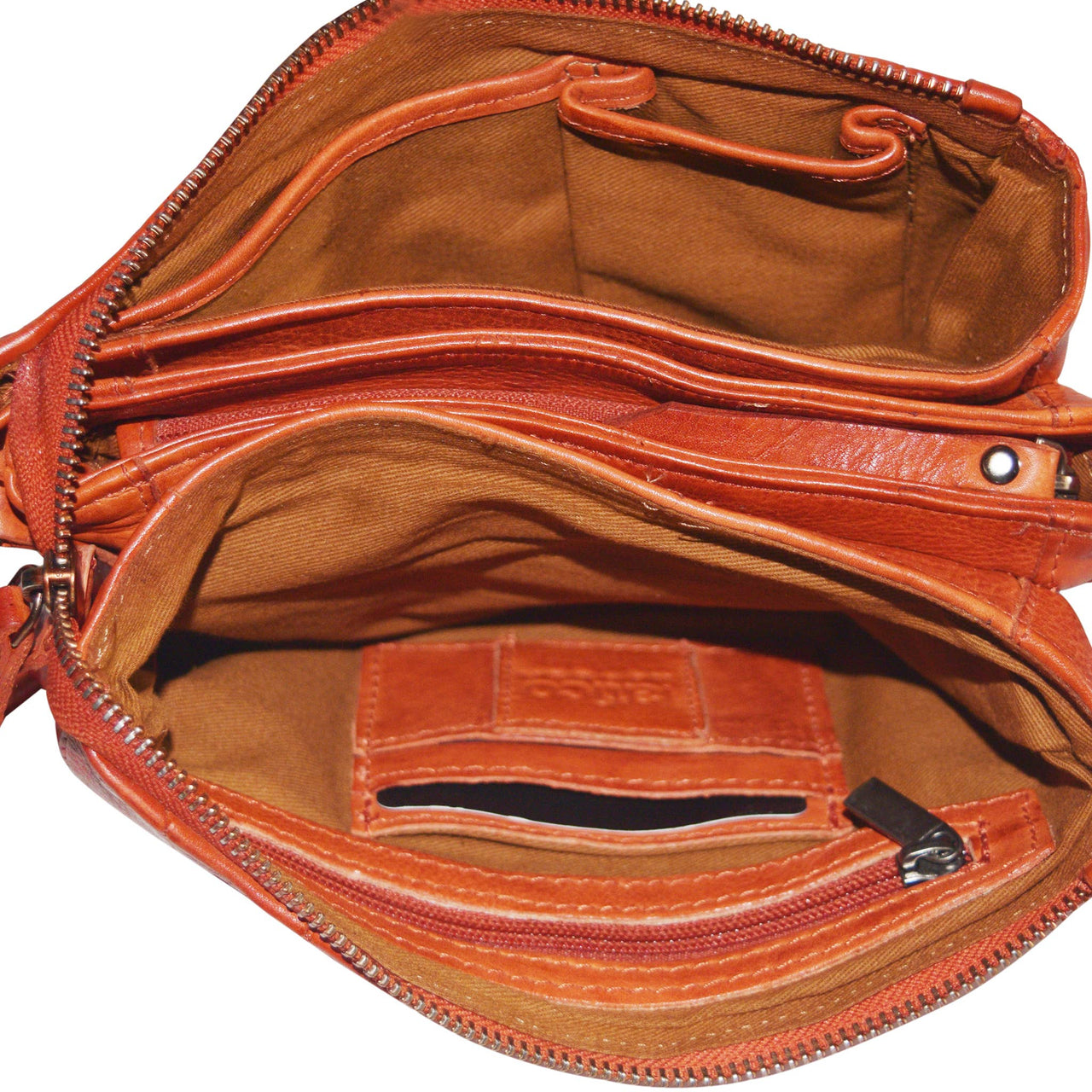 Sunny Handcrafted Leather Crossbody Bags: Camel Latico Leathers