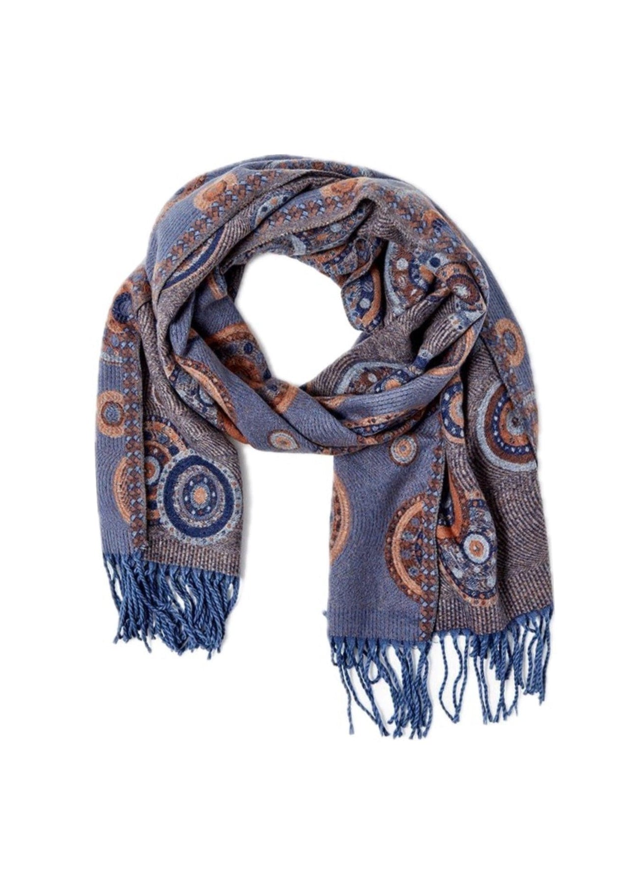 Super Soft Scarf Two's Company Scarf Blue